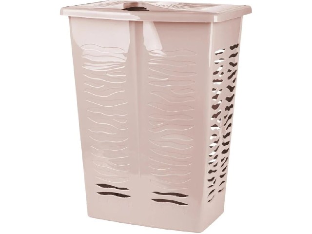 Корзина для белья Keeplex Regular с откидной крышкой 42л 39,8х29,9х53,7см бежевый топаз